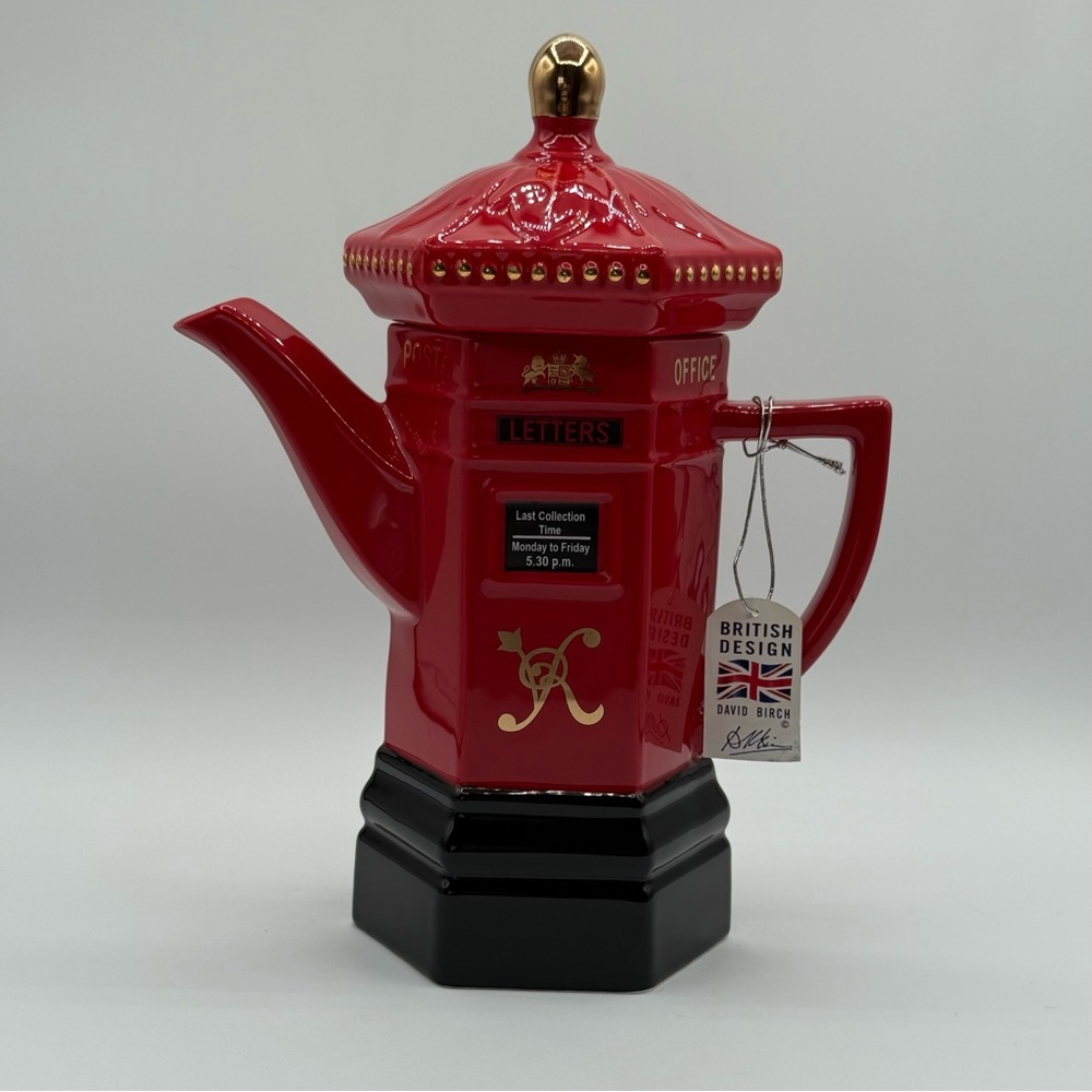 London Pottery Tourist Teapot With Lid "post Box" Memories of London Collection - Picture 4 of 16